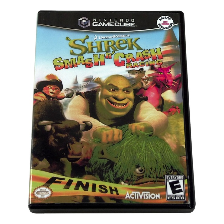Shrek Smash n Crash Racing Original Nintendo Gamecube