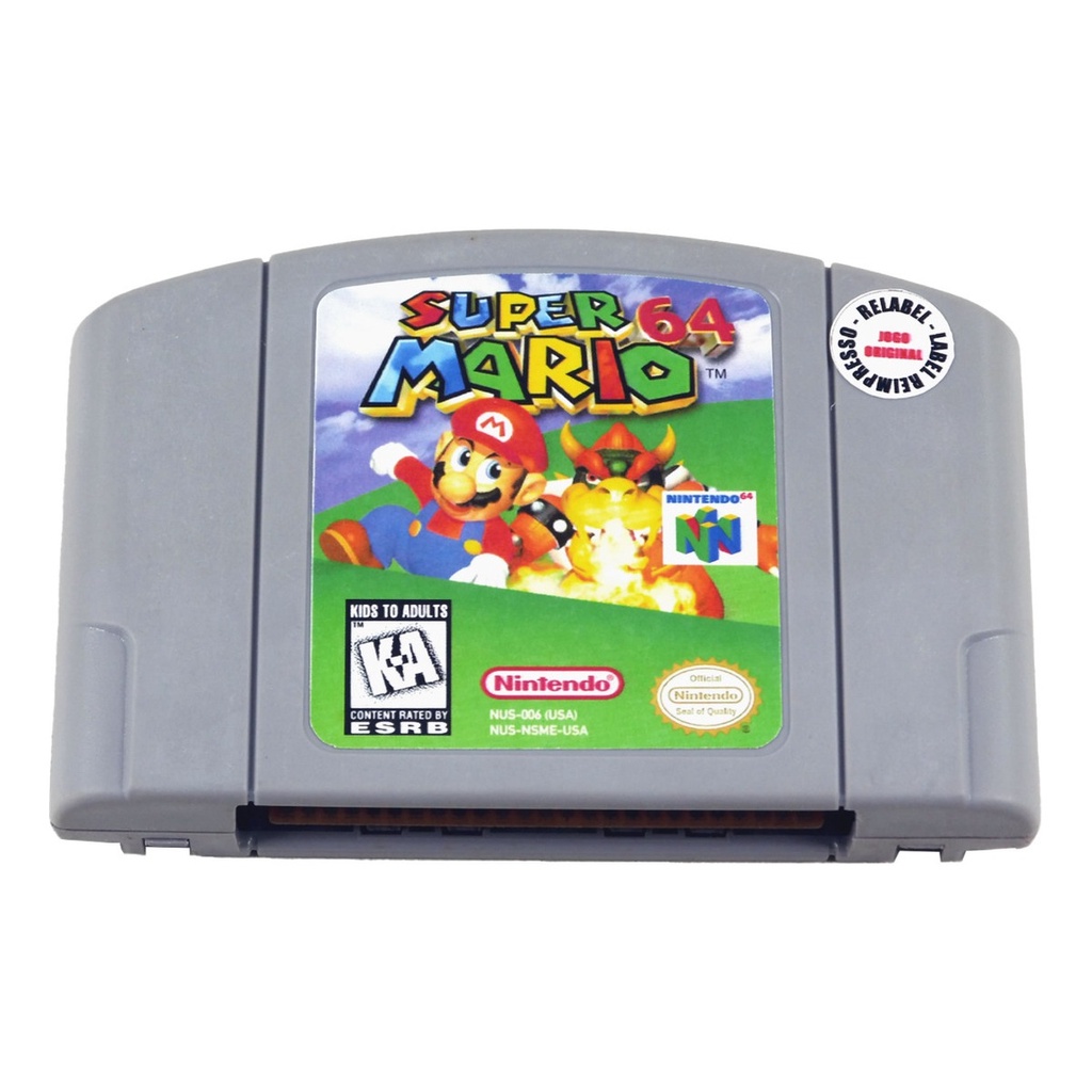 Super Mario 64 Original Nintendo 64 N64 | Shopee Brasil