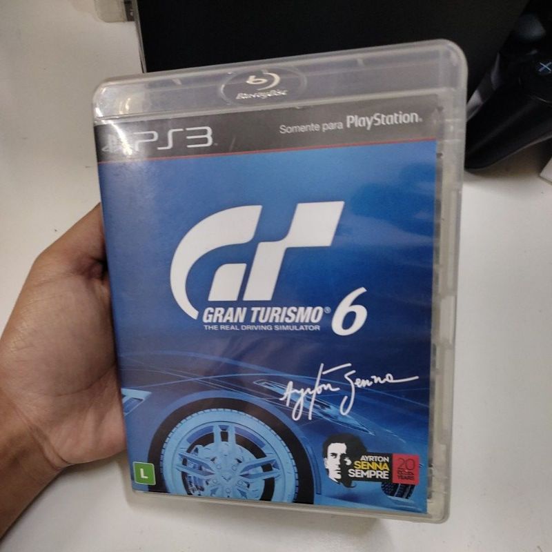 Gran turismo 6 PS3 Mídia Física original semi nova perfeito envio imediato
