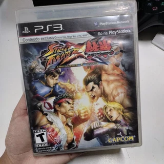 Street fighter VS Tekken PS3 Mídia Física original semi nova perfeito envio imediato