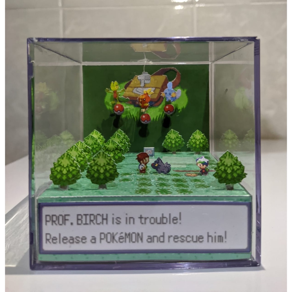 Cubo Diorama Escolha Pokemon 3ª Geração | Shopee Brasil