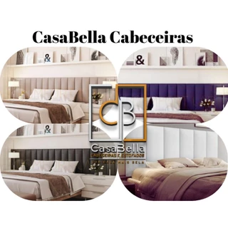 Módulos de Cabeceira Estofada Adesiva tecido Suede ou Corino Várias Cores(valor unitário)