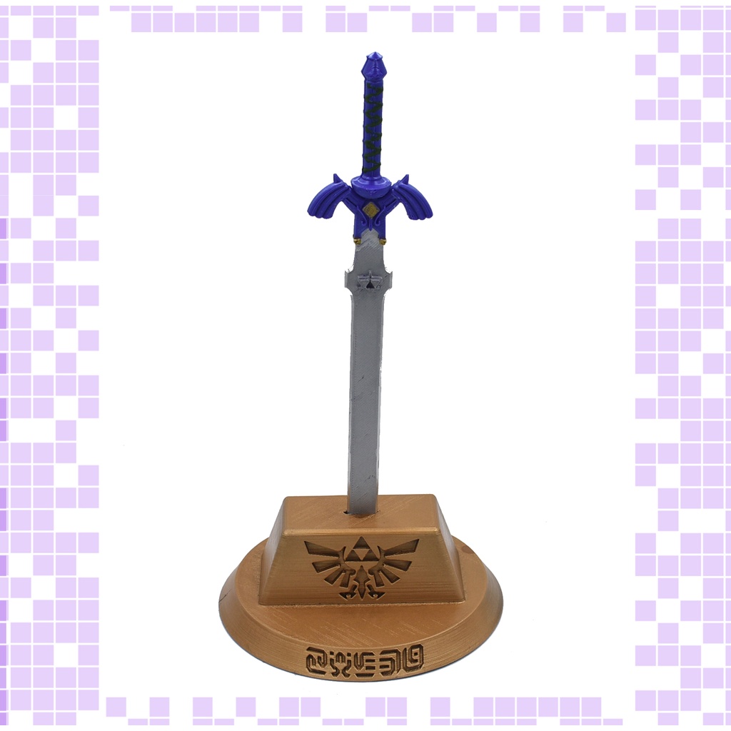 Zelda Espada Master Sword com Base 20cm
