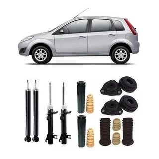 4 Amortecedor+ Kit Suspensão Fiesta 2002 2003 2004 2005 2006
