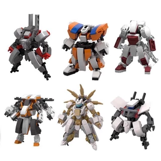 Compatível com os blocos de construção Lego Pequenos blocos de construção Mecha MOC Montagem de Robô Puzzle Pioneer Modelo Osso Infravermelho