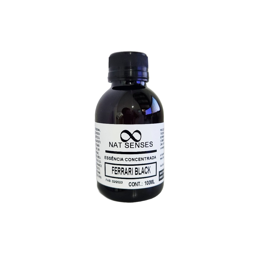 Essência concentrada Ferrari Black - 100ML - Nat Senses