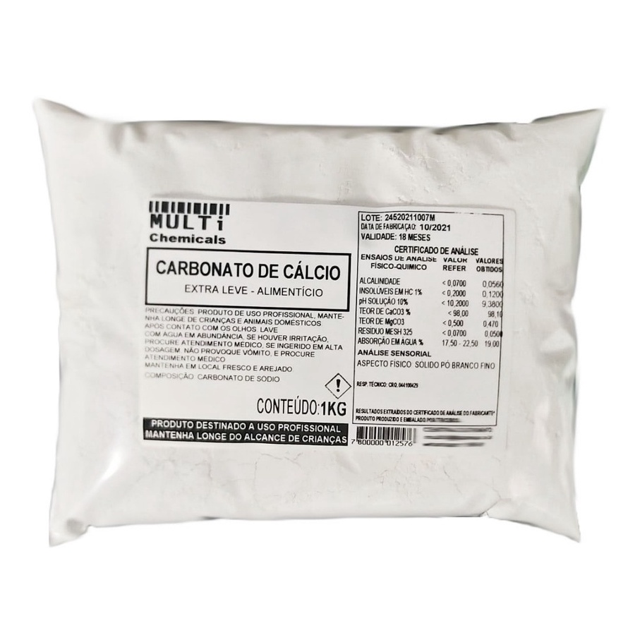 Carbonato de cálcio - 1KG