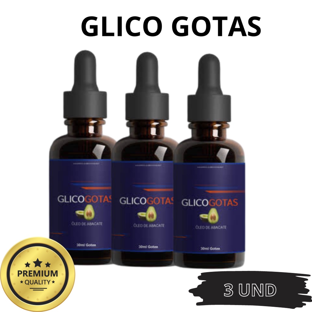 *GLICO GOTAS* 3 unidade 30 ml ORIGINAL OFERTA | Shopee Brasil