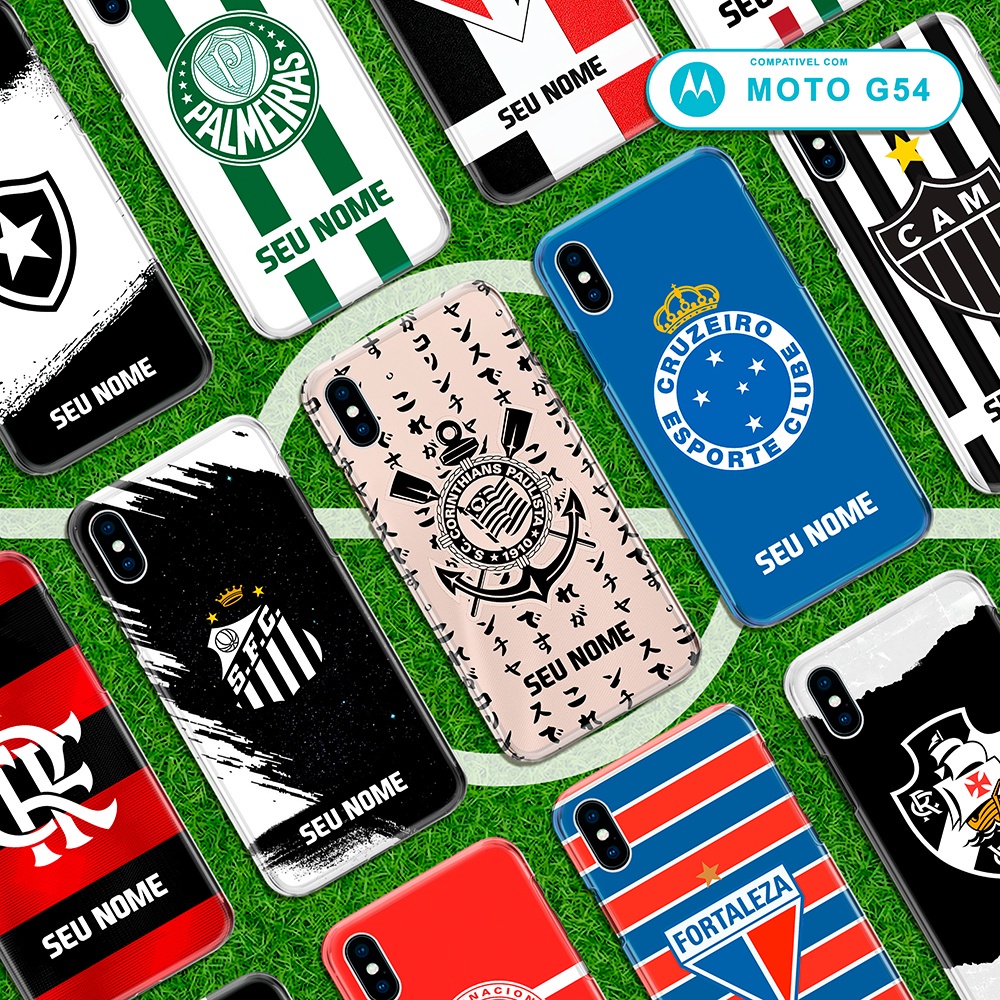 Capa Capinha - Motorola Moto G54 - Times Brasileiros