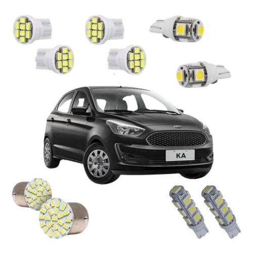 Kit Lampadas Led Ford Ka 2014 2015 2016 2017 2018 2019