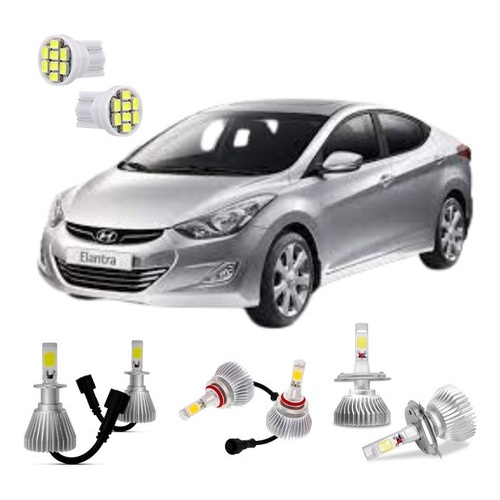 Kit L Mpadas Super Led Farol Leds Elantra Branco Frio Shopee Brasil