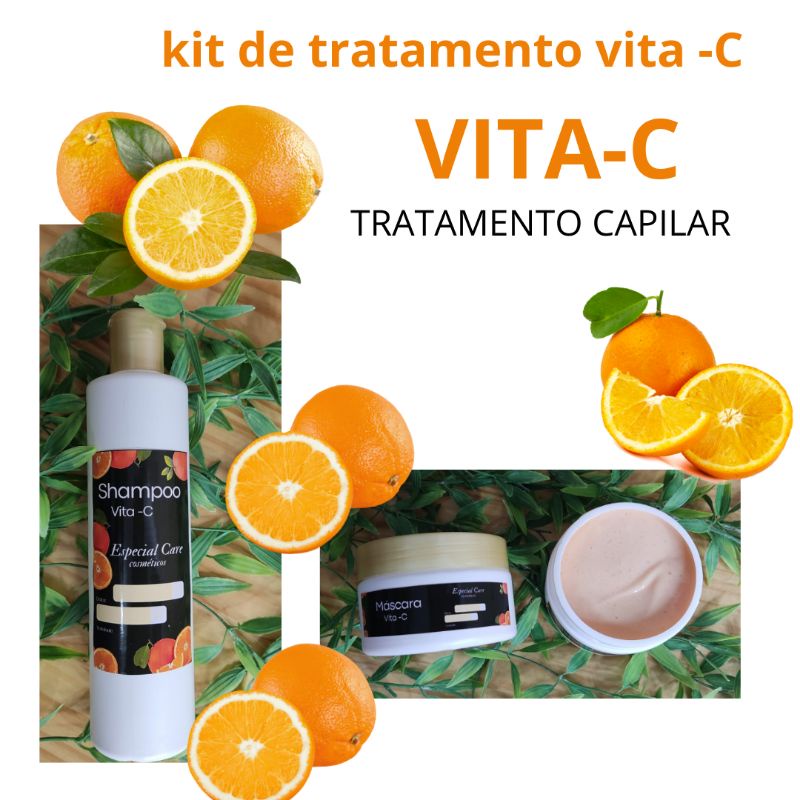 Tratamento Vitamina-C para Cabelos Danificados Cronograma Capilar ...