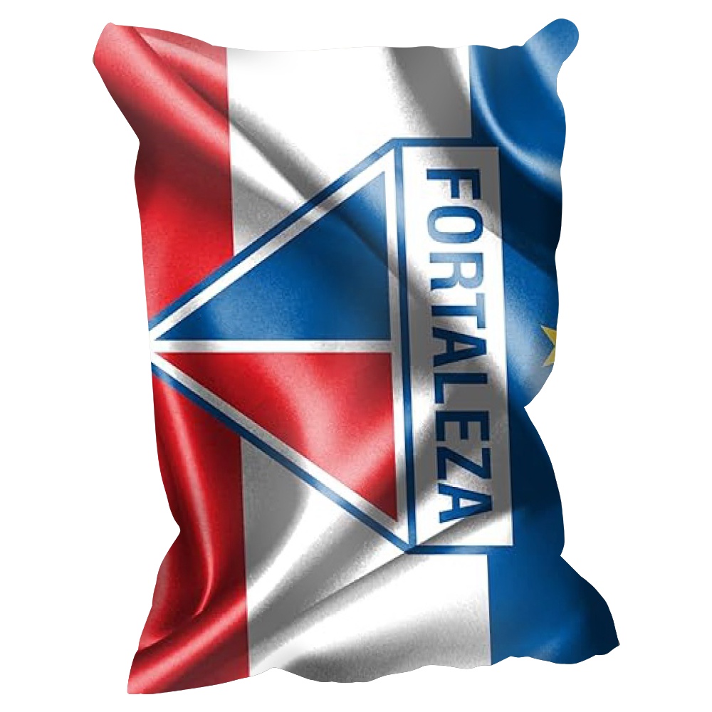 Almofada Fortaleza Time de Futebol 20x30 Com Enchimento