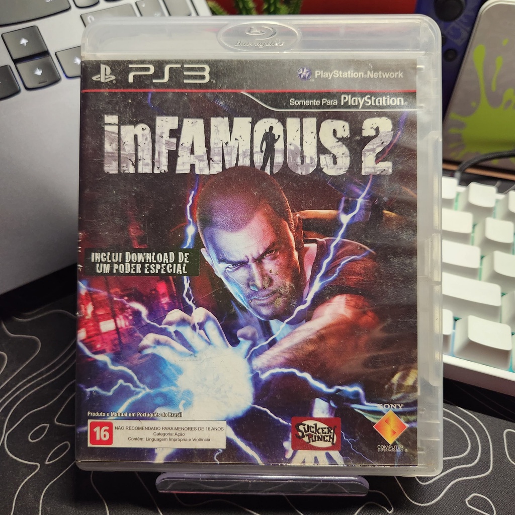 Infamous 2 - PS3 (Black Label, Nacional, Completo)