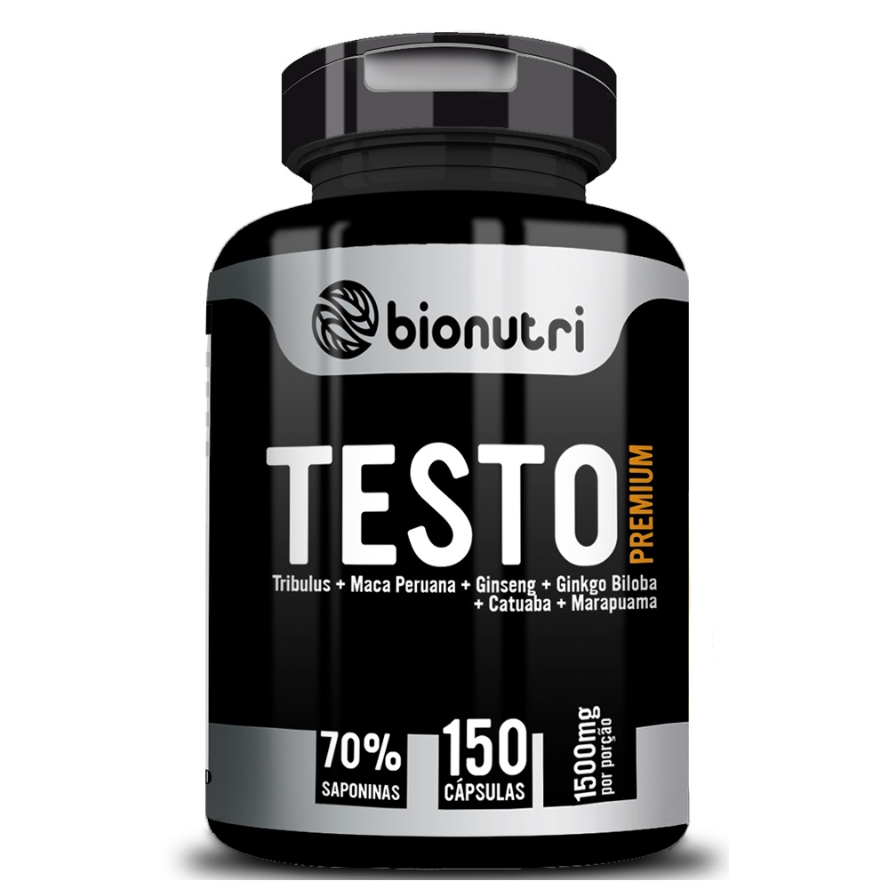Testo Premium 150 Caps 1000 Mg | Shopee Brasil