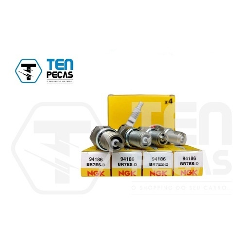 Jogo Vela Ngk Corsa 1.0 8v Mpfi Alcool Br7esd | Shopee Brasil