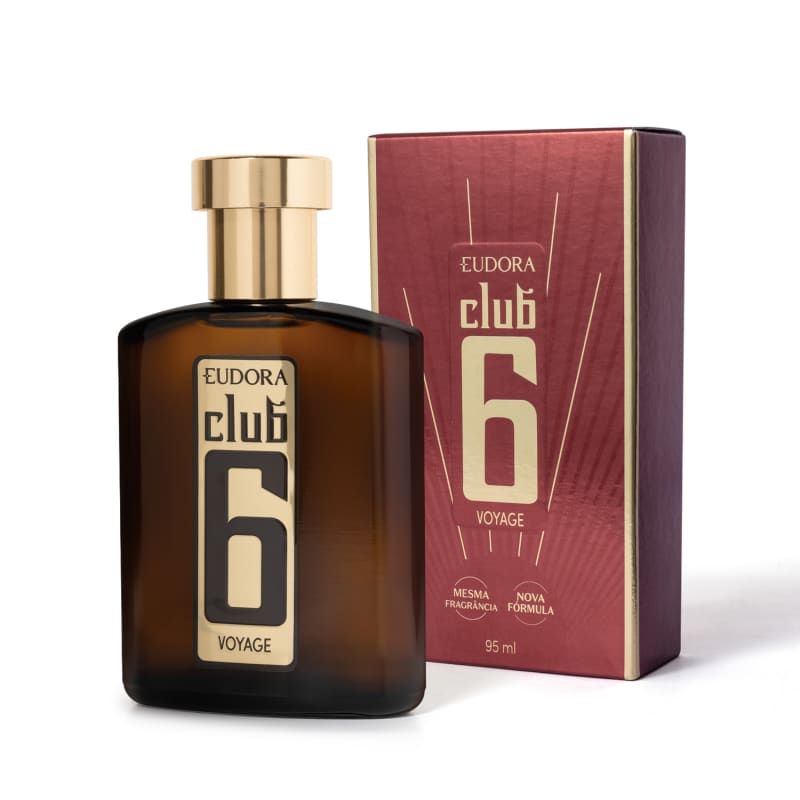 Colônia Desodorante Club 6 Voyage 95ml.