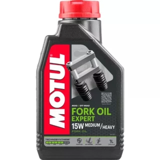 Oleo Fluido Hidraulico 15W Motul Fork Oil Expert Medium/heavy 1l Road / Off-road Bengala Suspensão