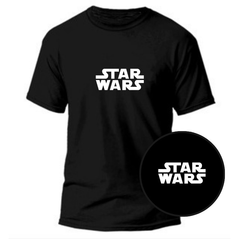Camiseta Star Wars 100% Algodão - 301