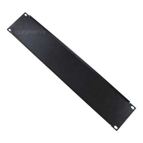 Frente Falsa Painel De Fechamento Ocupa 2u do rack Preto Para Rack 19 ...