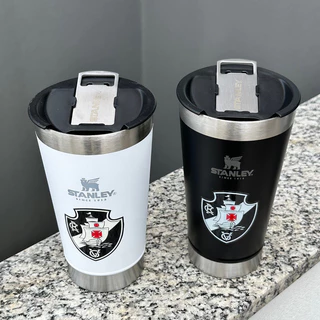 ENVIO NO MESMO DIA Copo Térmico de Time/Vasco Da Gama / Personalizado com tampa e abridor 473ml-NOVIDADETOP