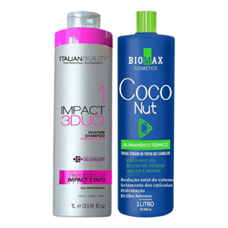 KIT ESCOVA PROGRESSIVA COCONUT ALISAMENTO PERFEITO LISO LISINHO