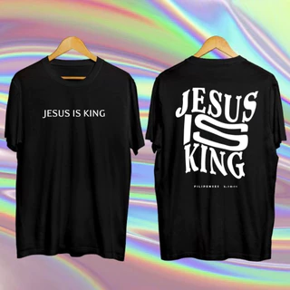 Camisa Blusa Masculina Unissex Oversized Jesus King Streetwear Cristã