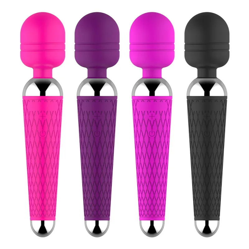 Vibrador Massageador Clitóris Varinha Mágica Portátil Silenciosa Textura Silicone Sem Fio 5060