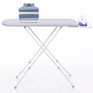 Mesa Tábua De Passar Roupa Tecido Térmica Prática + Porta Ferro