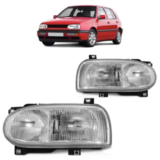 Farol Dianteiro Golf Mexicano GLX GTI 1995 1996 1997 1998 Máscara Cromada