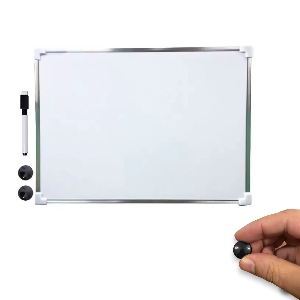 Quadro Magnético Lousa 30x40cm com Caneta e Apagador