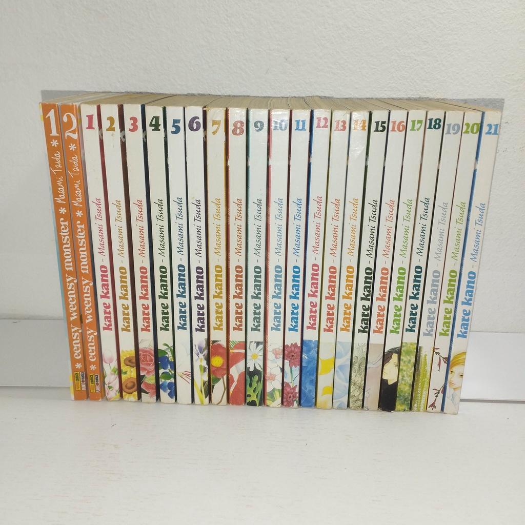 KIT Mangás Masami Tsuda – Eensy Weensy Monster 1 e 2, Kare Kano COMPLETO