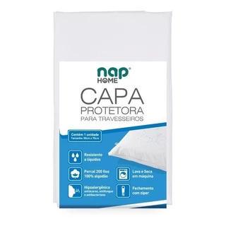 Protetor Capa De Travesseiro Impermeável 100% Algodão - Nap