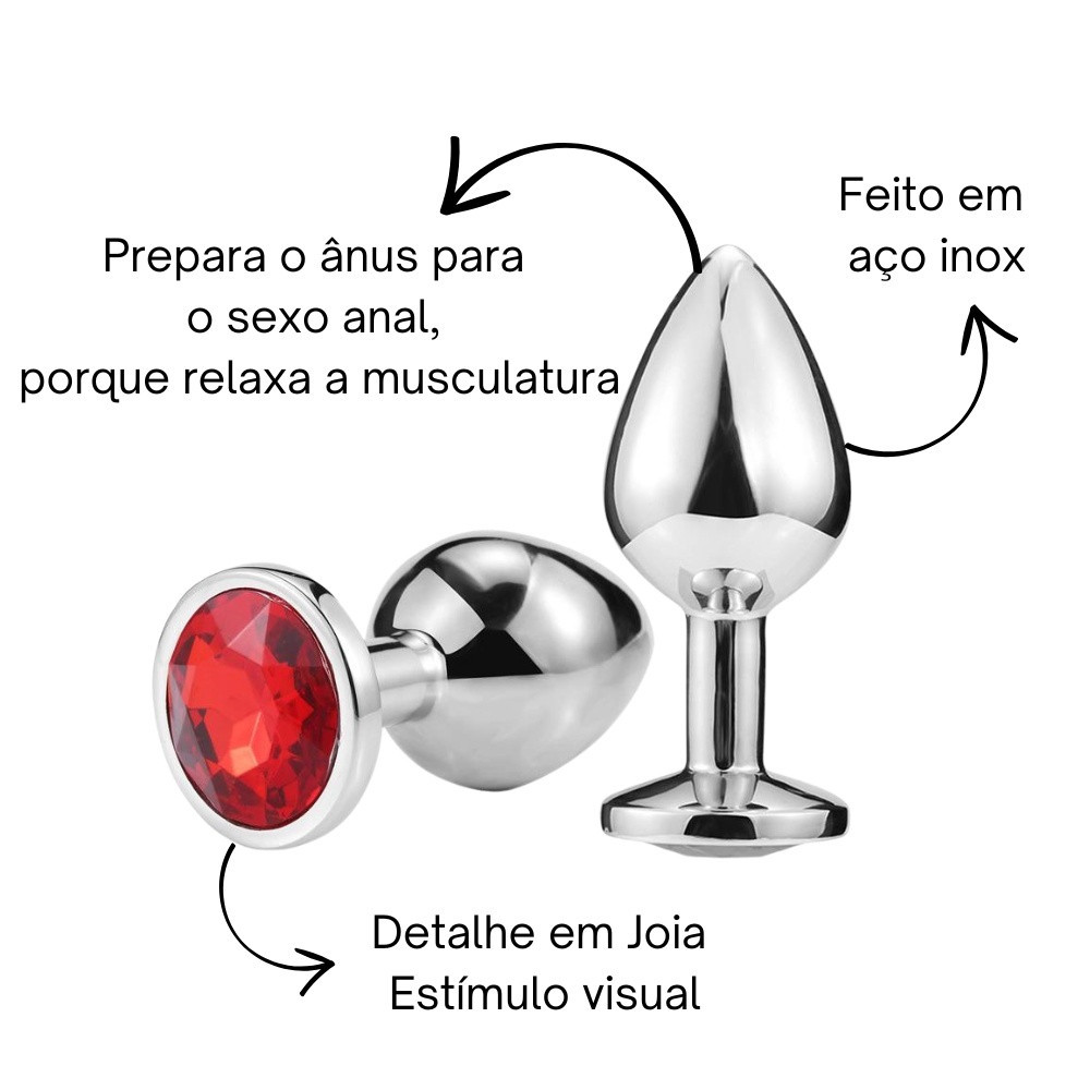 PLUG ANAL Massageador Anal Relaxador Iniciantes Avançado Sexo Anal | Shopee  Brasil