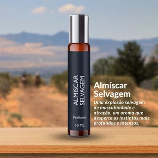 Perfume Almíscar Selvagem Masculino - Spray Portátil 10ml