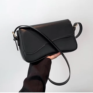 Shoulder Bolsa , De Couro De Cor Sólida Simples Para Mulheres(3002)