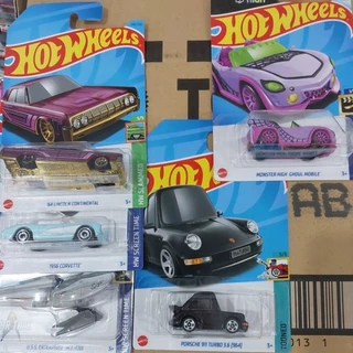 hot Wheels lote a 2024, porshe, u.s.s, 1968 corvette barbie, 64 lincon, monster high, high