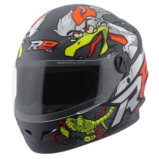 Capacete Pro Tork R8 Rocket Chicken Fosco Fechado Moto