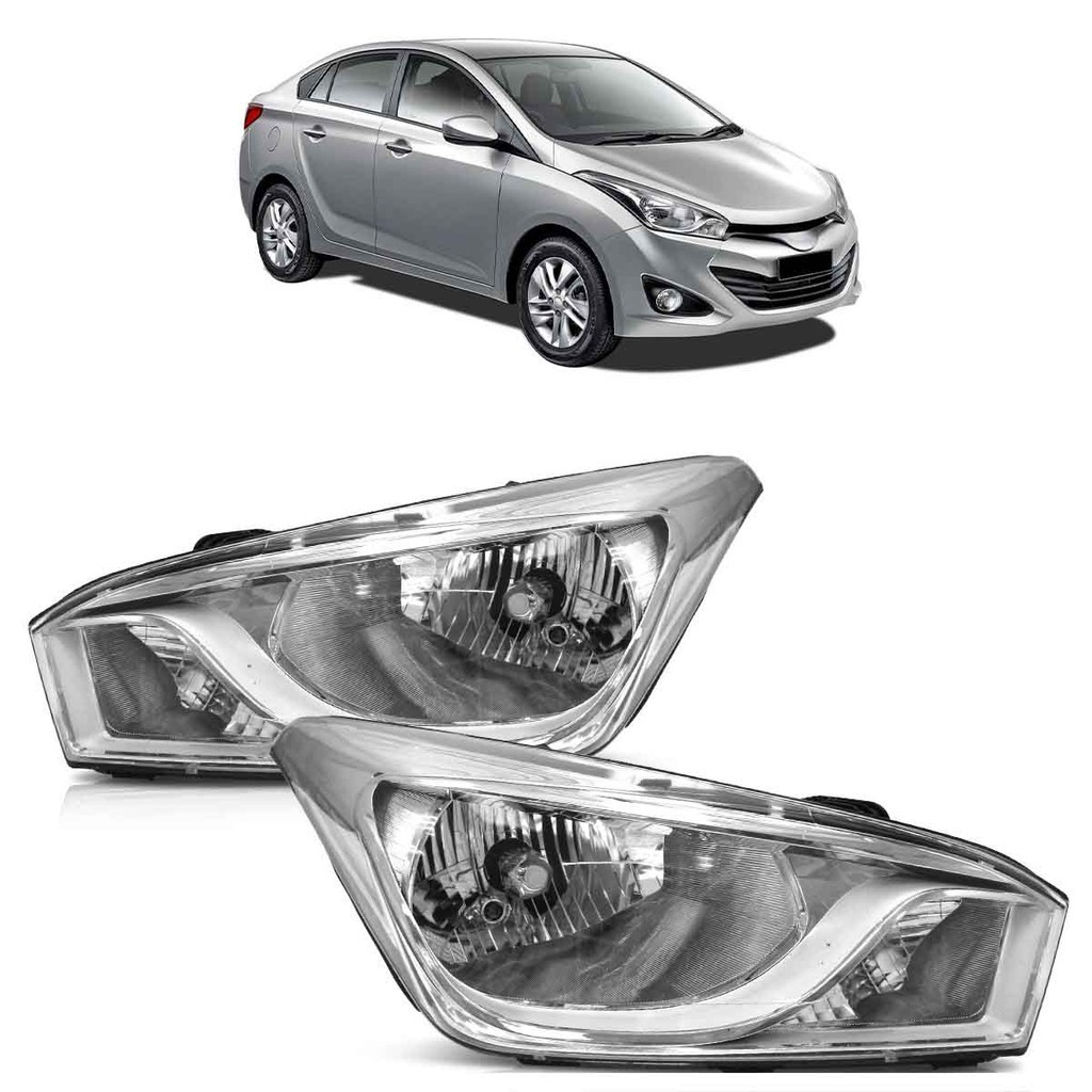 Farol Dianteiro HB20 HB20S 2012 2013 2014 2015 2016 2017 2018 2019 ...