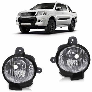 Farol Milha Auxiliar Hilux SRV SR 2012 2013 2014 2015 2016 Lente Lisa Acrilico