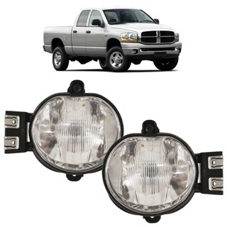 Farol Milha Auxiliar Dodge Ram 2005 2006 2007 2008 2009 Lente Vidro