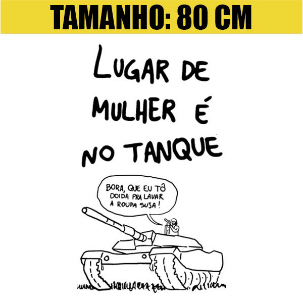 Adesivo Decorativo Parede Porta Geladeira - MULHER FEMINISTA