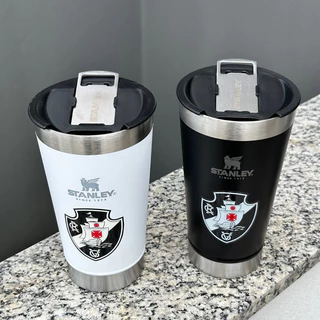 Copo Térmico de Time / Vasco Da Gama / Personalizado com tampa e abridor 473ml 