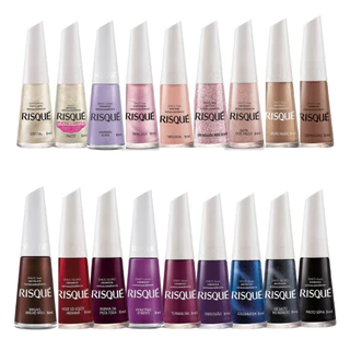Risque: Kit com 18 Esmaltes Hipoalergênicos
