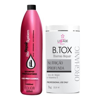 Kit Alisamento Btox Italiano Redutor Volume E Hidratação Lis