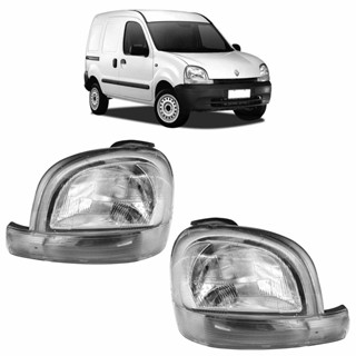 Farol Kangoo 1997 1998 1999 2000 2001 2002 2003 2004 2005 2006 2007 2008 Pisca Cristal Foco Simples