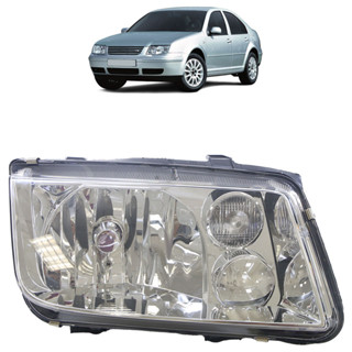 Farol Dianteiro Bora 1999 2000 2001 2002 2003 2004 2005 Máscara Cromada Foco Simples