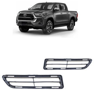 Grade Inferior Dianteira Hilux 2021 2022 2023 Preto Liso
