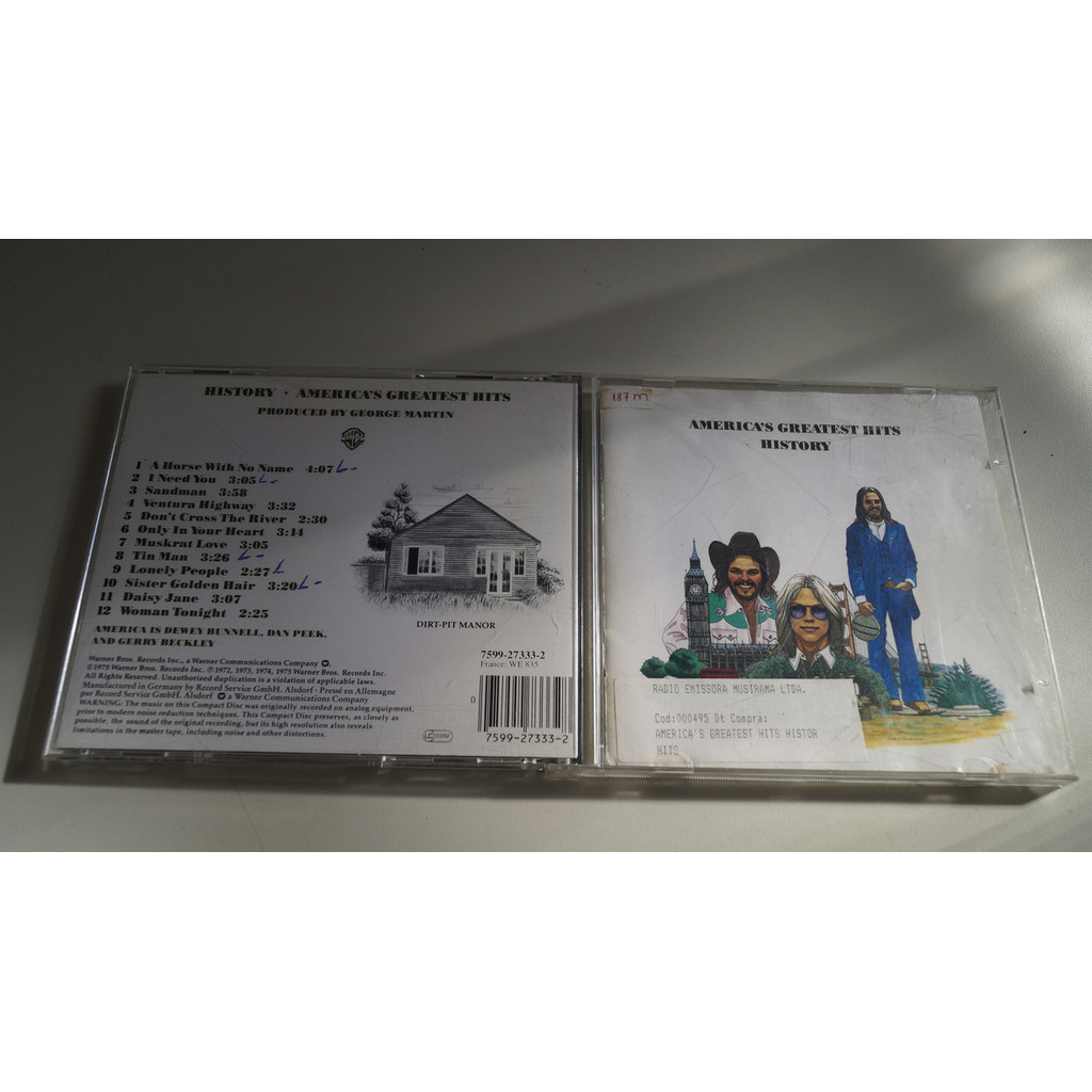 cd america's greatest hits history