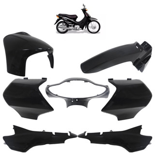 Kit Completo Carenagem Biz 100 2001 2002 2003 2004 2005 Preto
